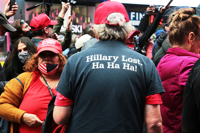 Trump Rally and Protest : Times Square : New York :  Events : Photo Projects :  Richard Moore Photography : Photographer : 